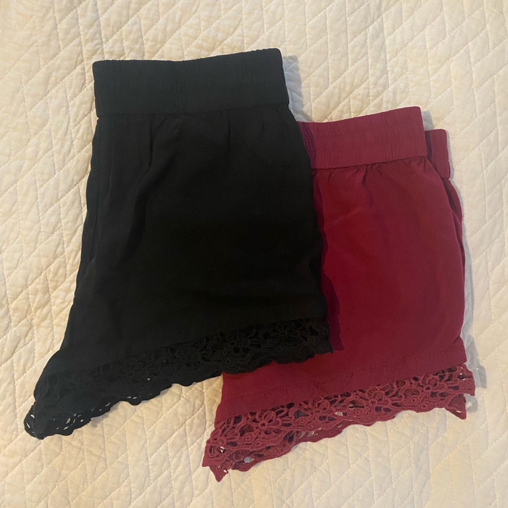 Summer shorts ❤️🖤 EXPRESS (2 pairs)